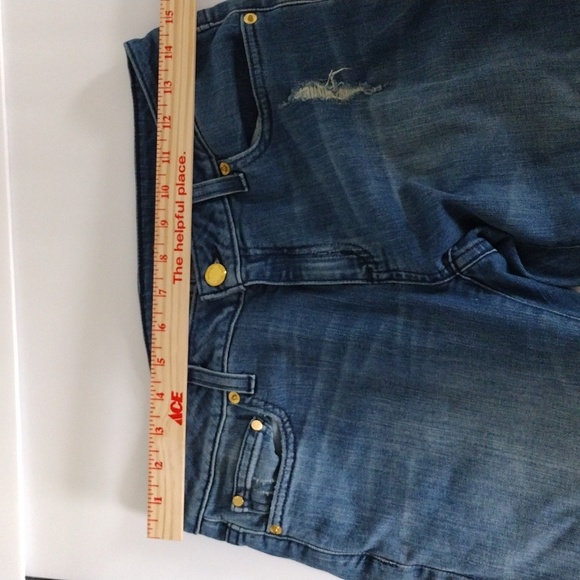 Michael Kors Women's Size 2 Dillion Relaxed Denim Distressed Blue Jeans - Picture 14 of 16